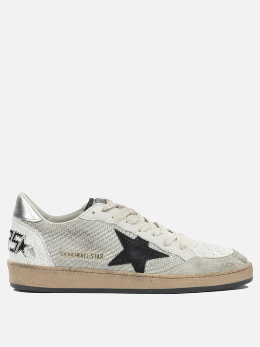 Low top sneakers 69% polyester 14% cow leather 8% goat leather 6% nylon 3% spandex - 100% rubber  Silver - Golden Goose Men | PLP | VIETTI Online Store 
