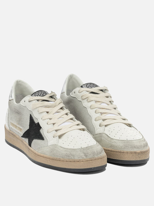 Low top sneakers 69% polyester 14% cow leather 8% goat leather 6% nylon 3% spandex - 100% rubber  Silver - Golden Goose Men | PLP | VIETTI Online Store | 2
