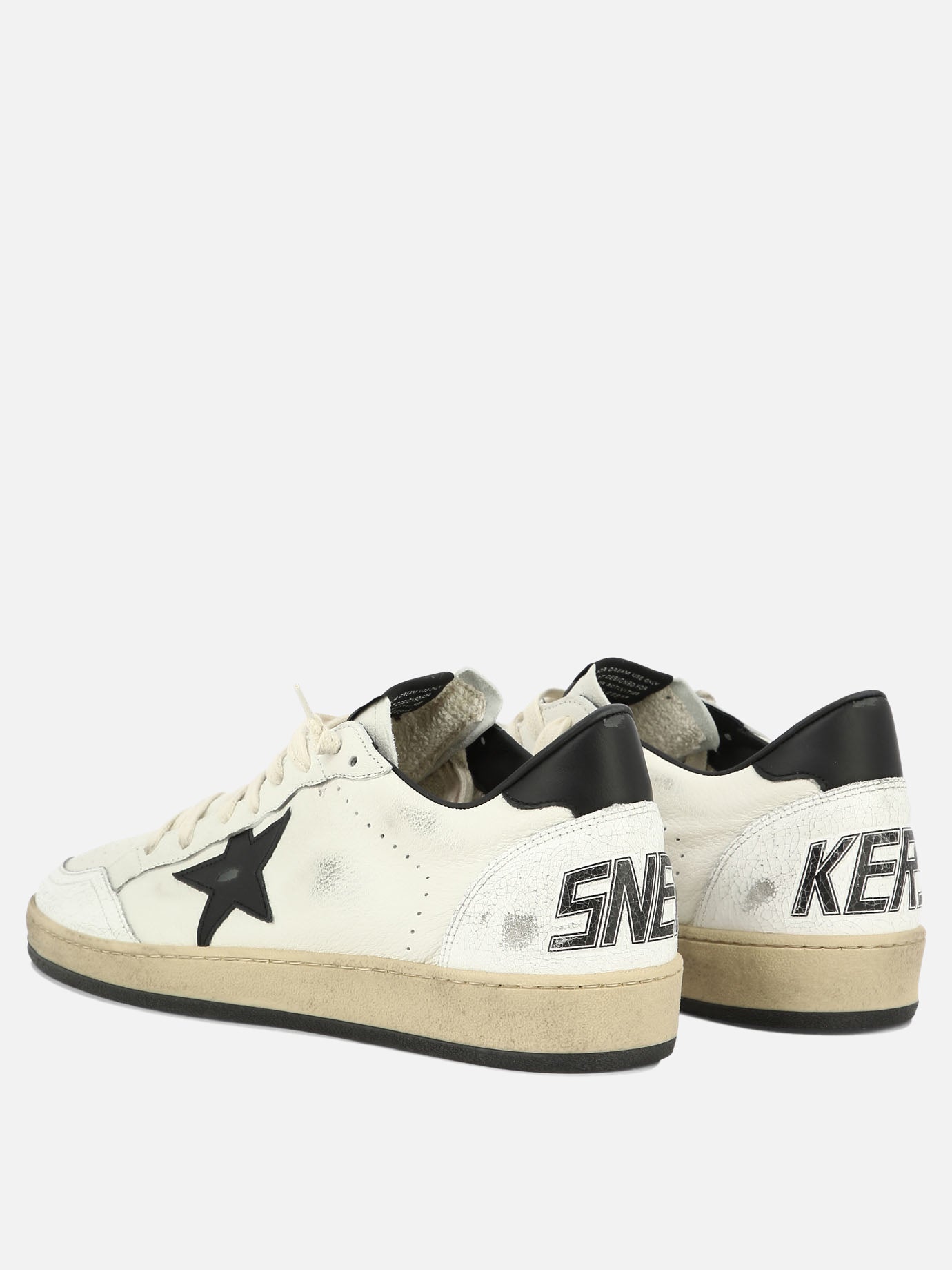 Low top sneakers 74% goat leather 26% cow leather - 100% rubber  White - Golden Goose Men | PDP | VIETTI Online Store | thumbnail_4