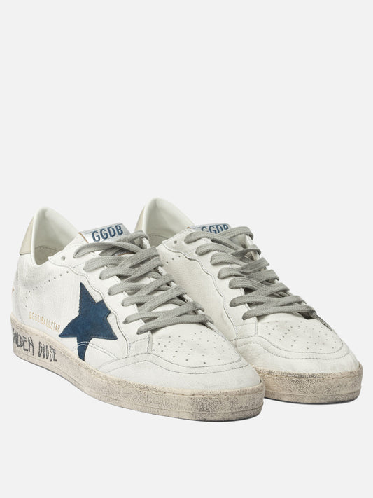 Golden Goose "Ballstar" Low-Top Sneakers White

