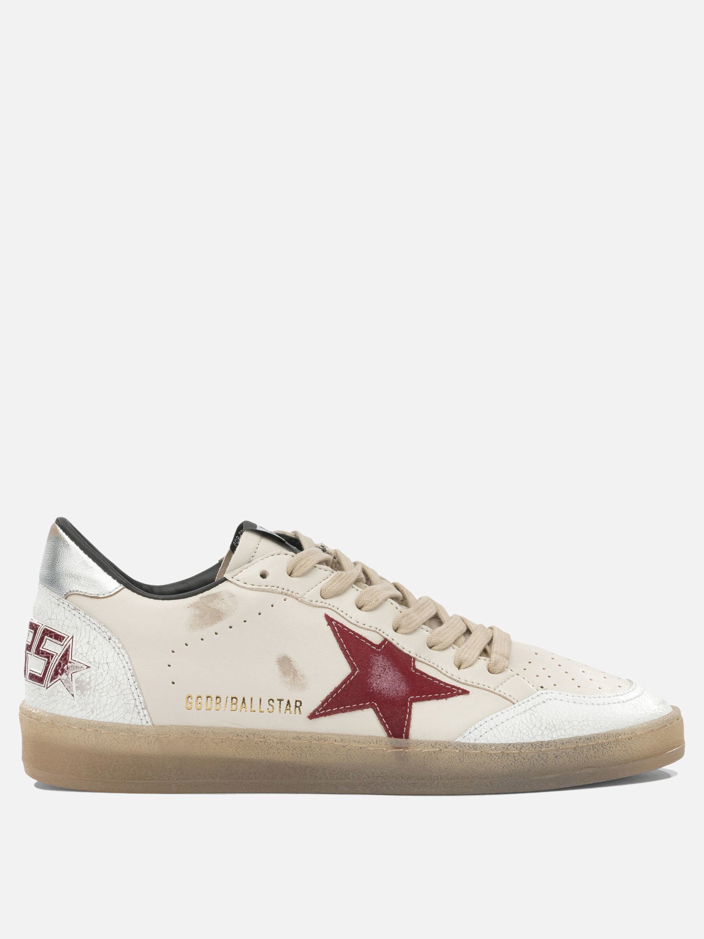 Sneaker basse 71% ovine leather 21% cow leather 8% goat leather - 100% thermoplastic polyurethane  Beige - Golden Goose Uomo | PDP | VIETTI Online Store | Zoom-Modal
