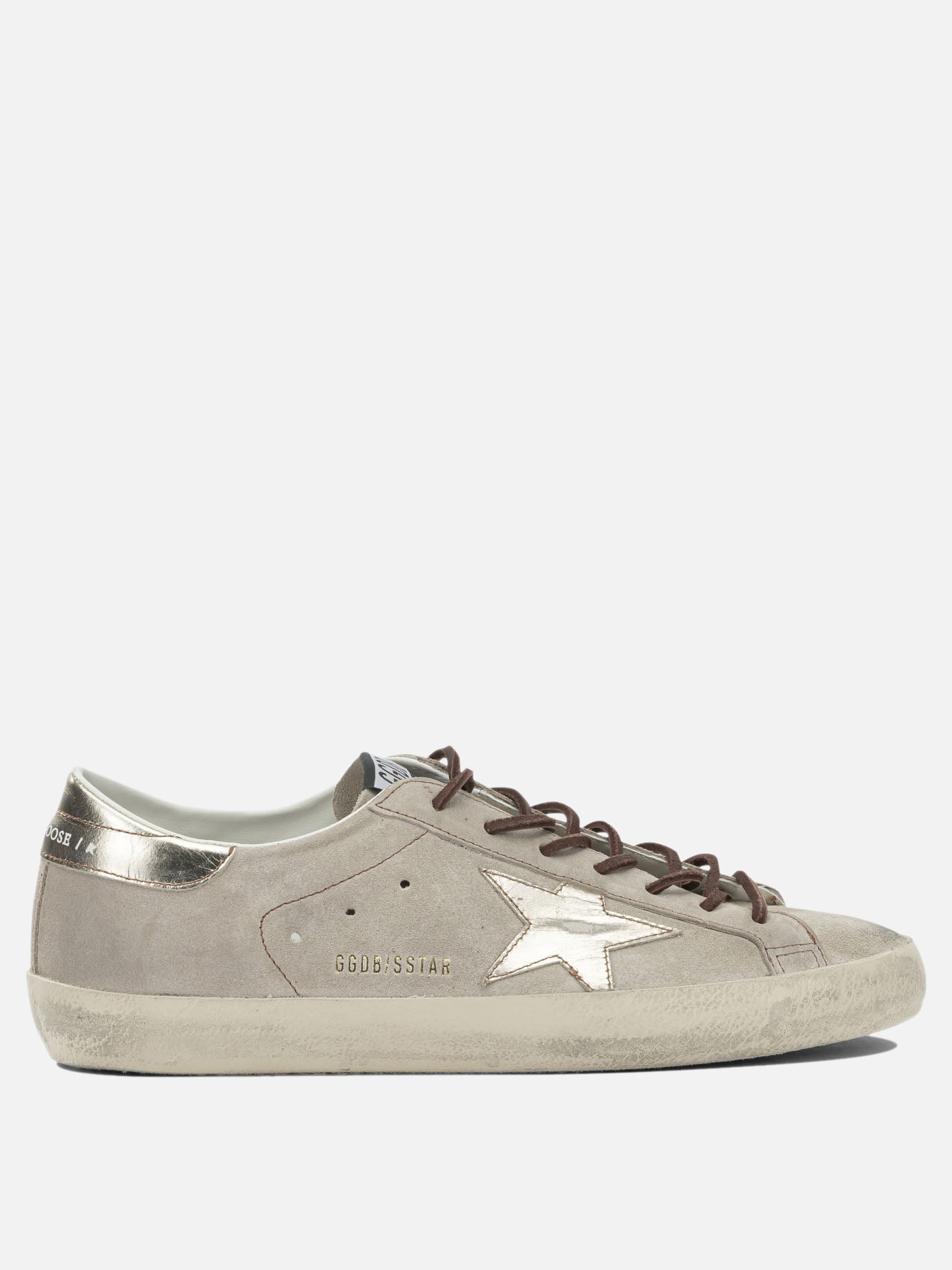 Sneaker basse 100% cow leather - Lining: 41% cotton 31% leather 18% polyurethane 6% polyester 4% viscose - 100% rubber  Beige - Golden Goose Uomo | PDP | VIETTI Online Store | Zoom-Modal
