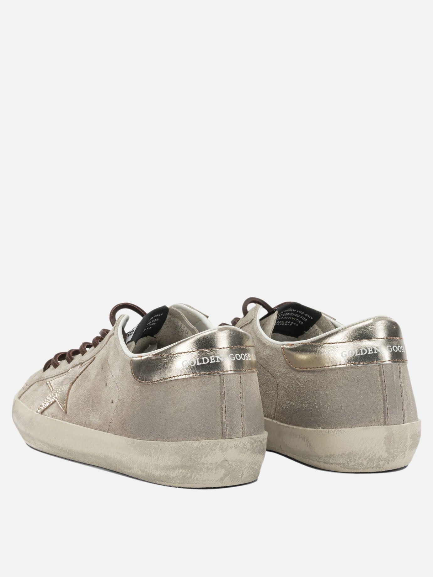 Sneaker basse 100% cow leather - Lining: 41% cotton 31% leather 18% polyurethane 6% polyester 4% viscose - 100% rubber  Beige - Golden Goose Uomo | PDP | VIETTI Online Store | thumbnail_4