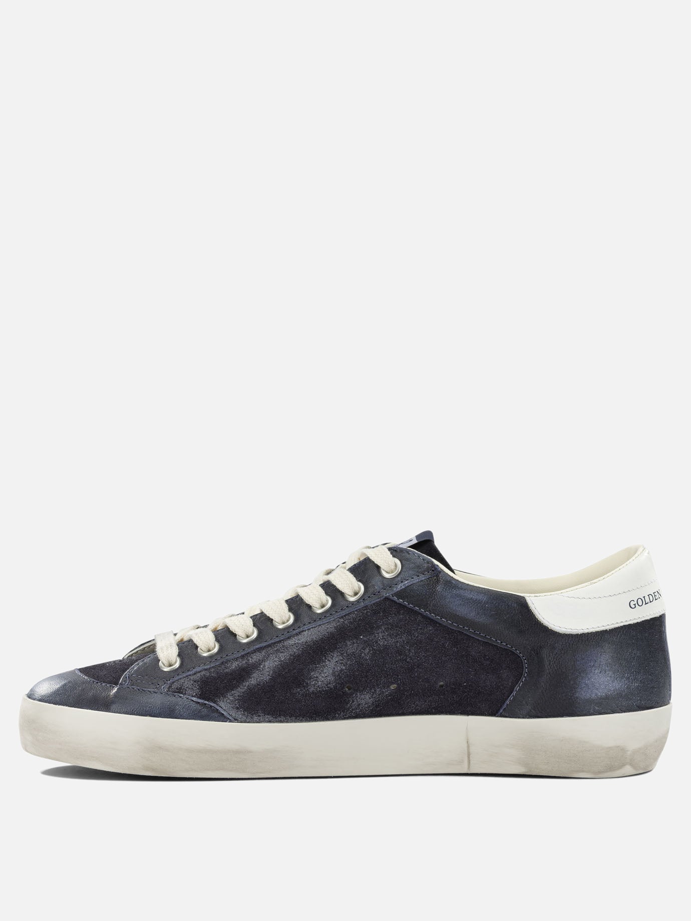 Low top sneakers 56% cow leather 44% ovine leather - 100% rubber  Blue - Golden Goose Men | PDP | VIETTI Online Store | thumbnail_3