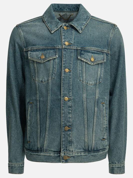 Giacche in denim Solid colour  Azzurro - Golden Goose Uomo | PLP | VIETTI Online Store 
