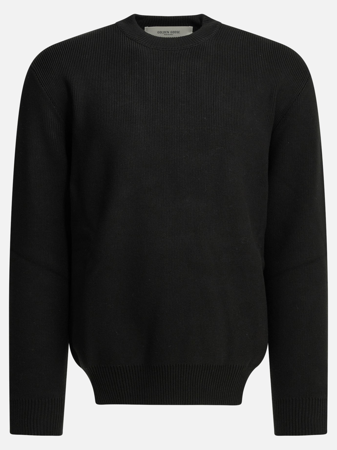 Crewneck sweaters Solid colour  Black - Golden Goose Men | PDP | VIETTI Online Store | Zoom-Modal
