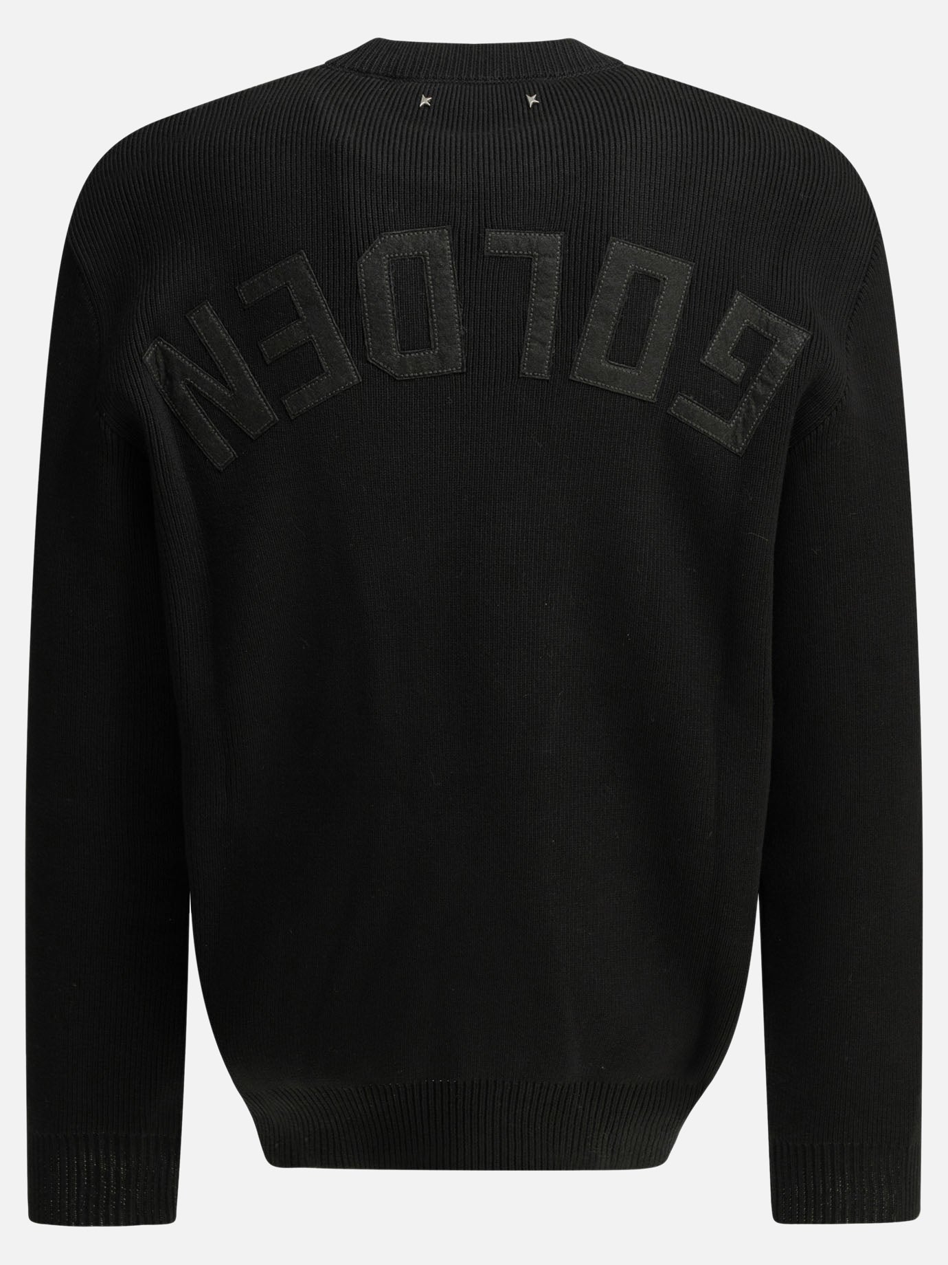 Crewneck sweaters Solid colour  Black - Golden Goose Men | PDP | VIETTI Online Store | thumbnail_2