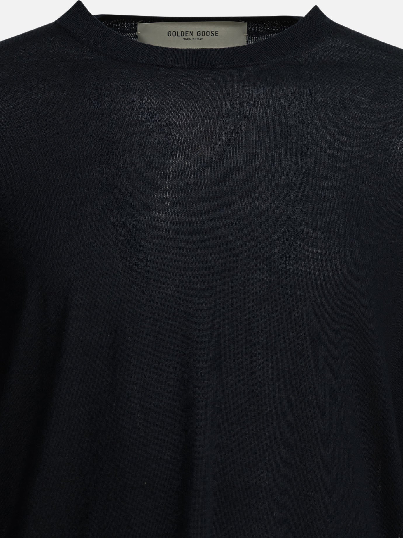 Crewneck sweaters Solid colour  Blue - Golden Goose Men | PDP | VIETTI Online Store | Zoom-Modal_3
