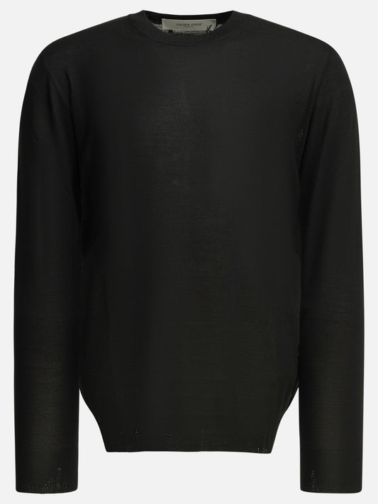 Crewneck sweaters Solid colour  Black - Golden Goose Men | PLP | VIETTI Online Store 
