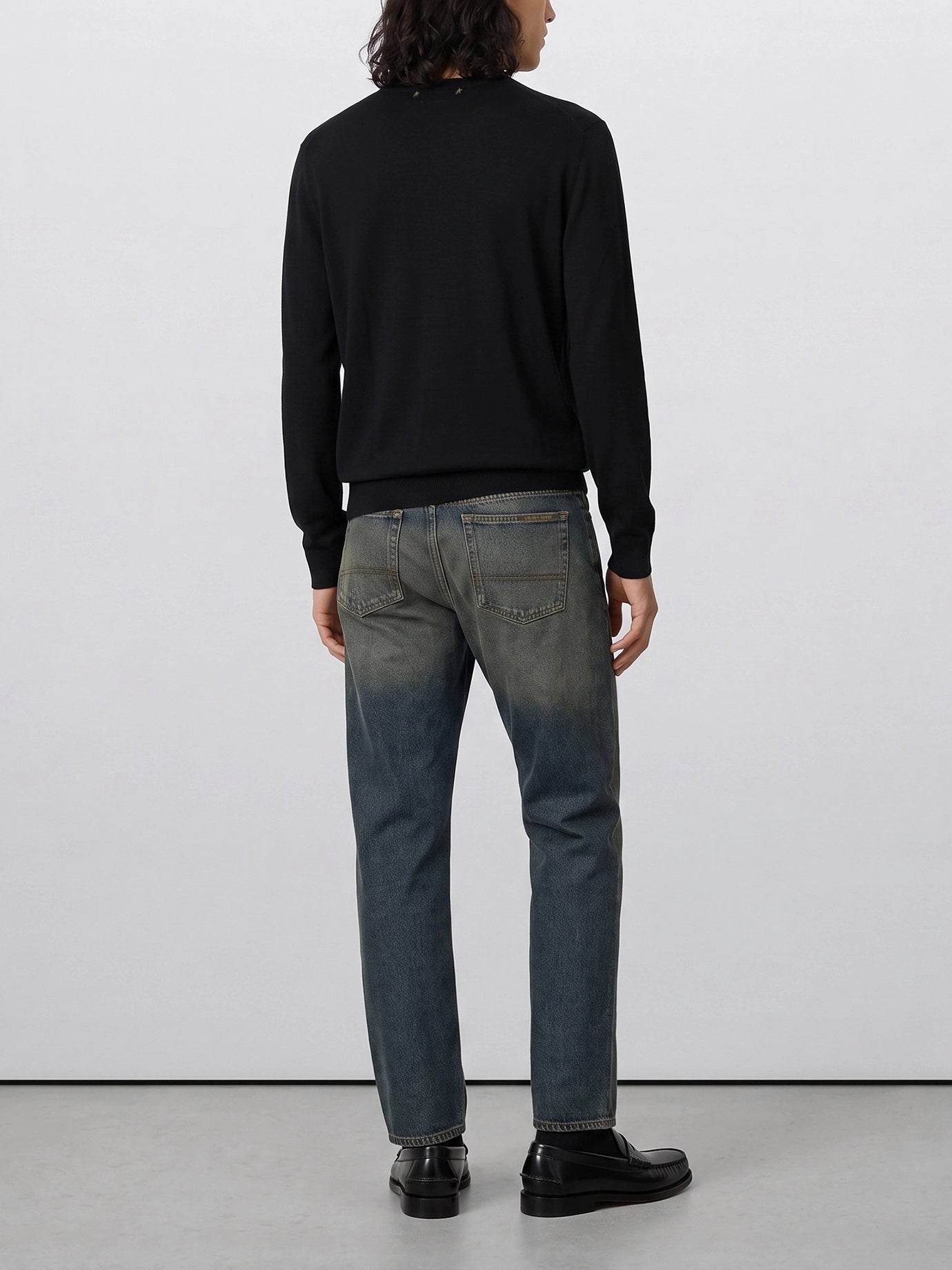 Crewneck sweaters Solid colour  Black - Golden Goose Men | PDP | VIETTI Online Store | Zoom-Modal_3
