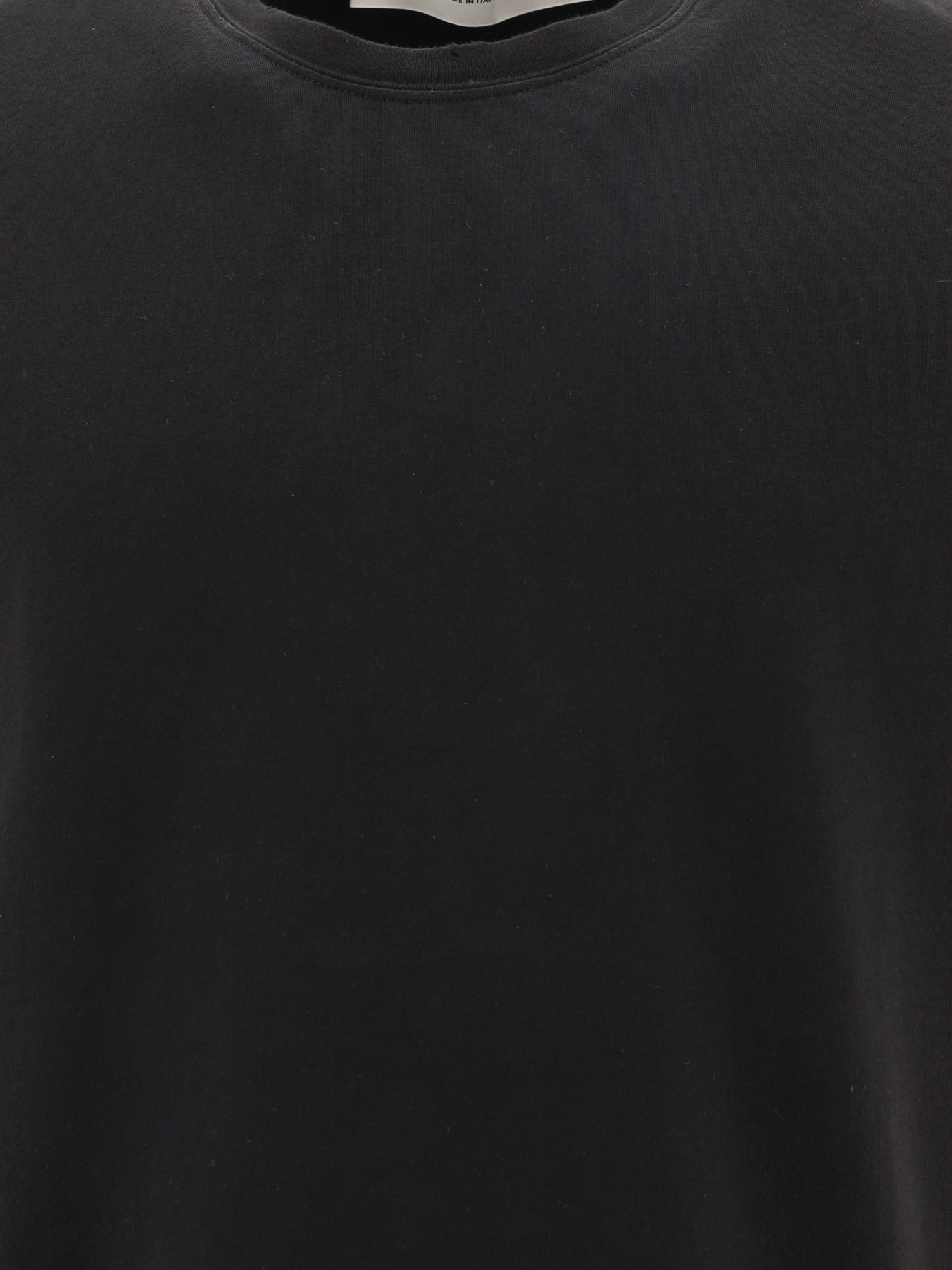 Crewneck t-shirts Solid colour  Black - Golden Goose Men | PDP | VIETTI Online Store | thumbnail_3