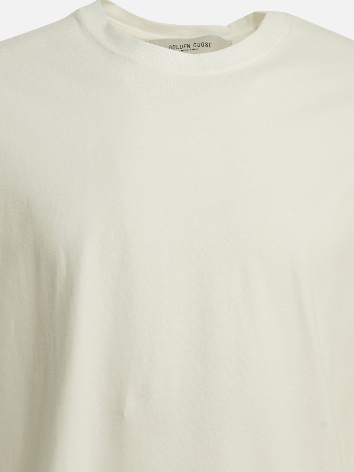 Crewneck t-shirts Solid colour  White - Golden Goose Men | PDP | VIETTI Online Store | Zoom-Modal_3
