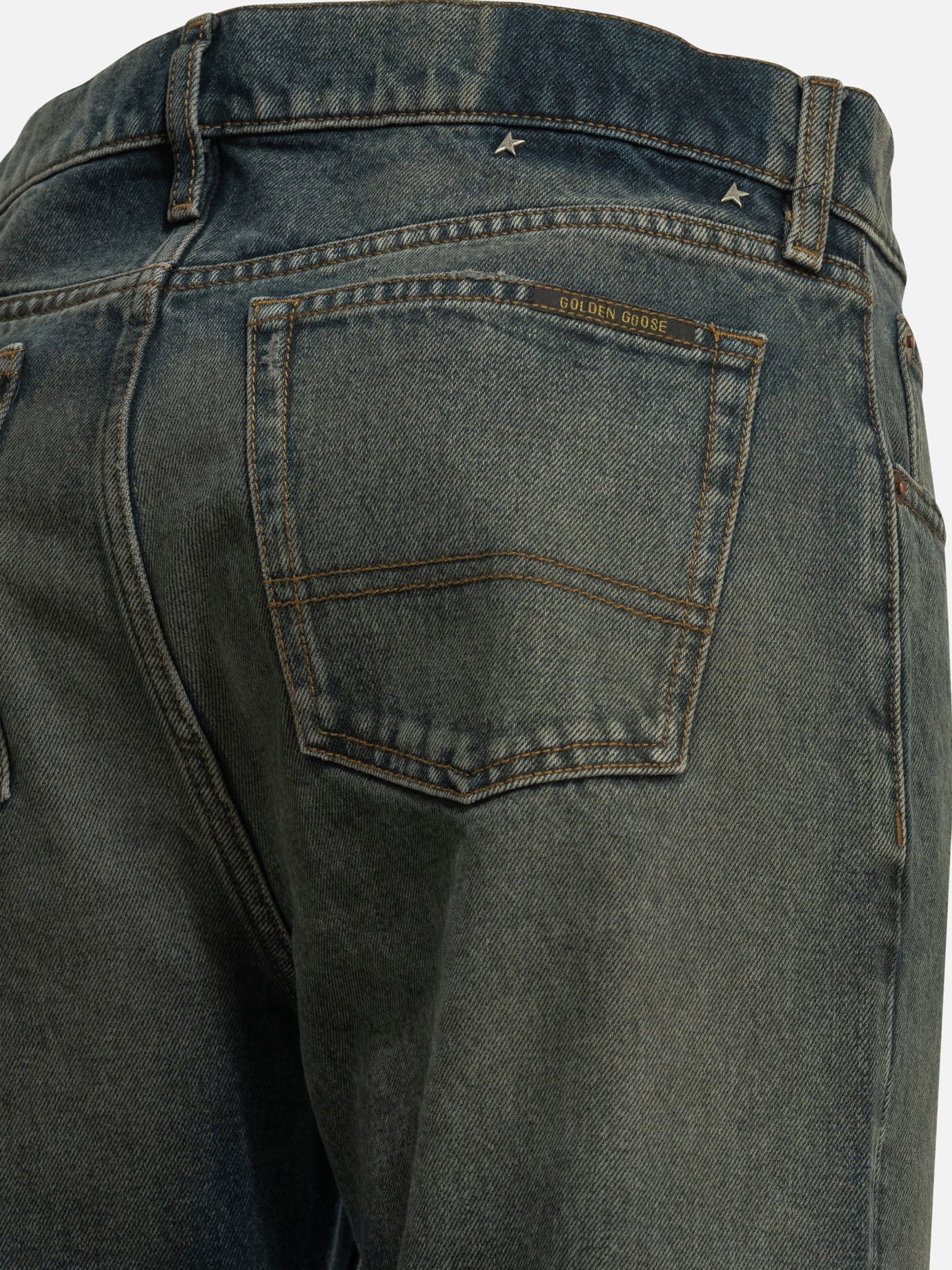 Straight-leg jeans Solid colour  Blue - Golden Goose Men | PDP | VIETTI Online Store | Zoom-Modal_6
