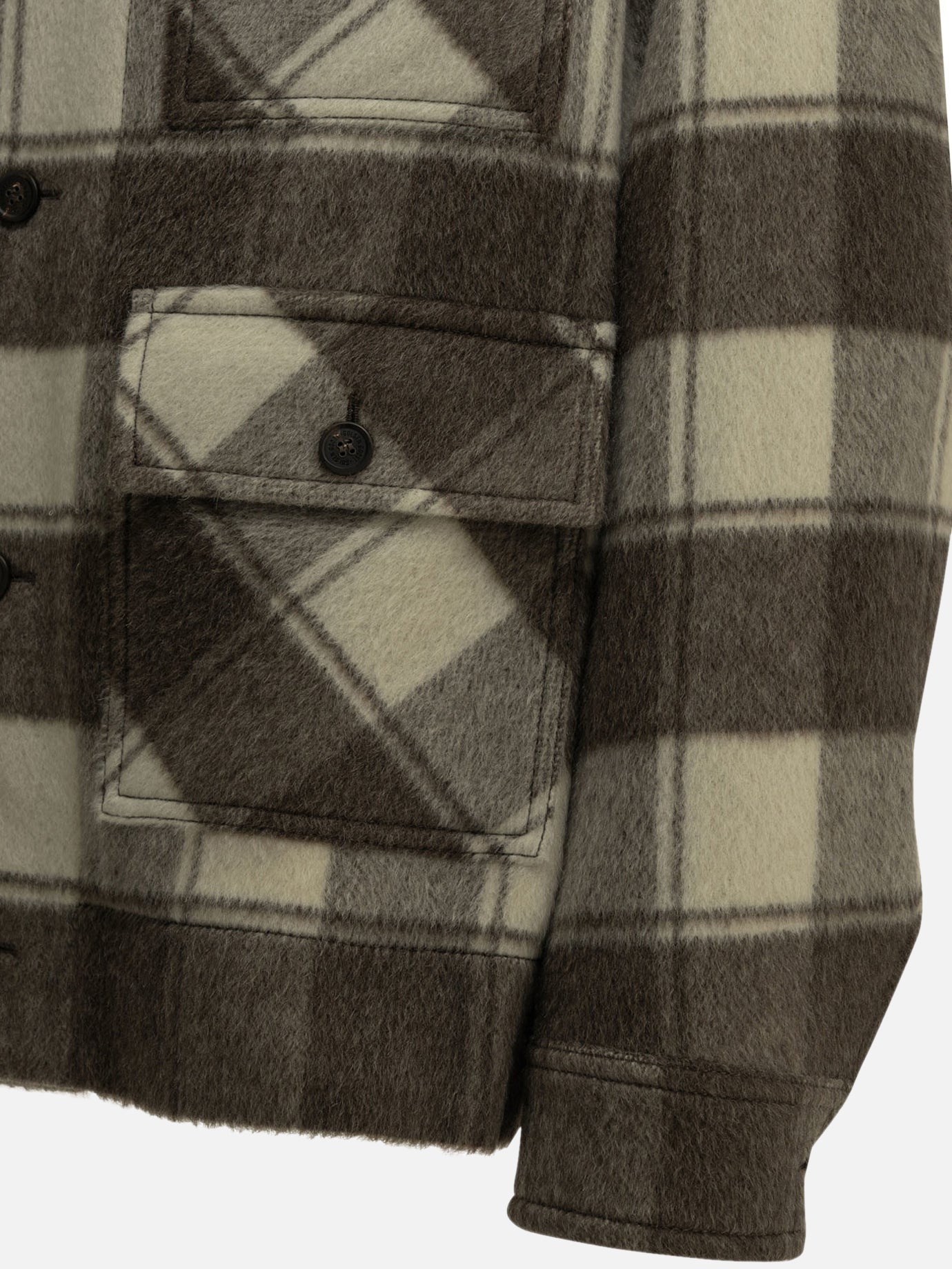Overshirt jackets Check  Brown - Golden Goose Men | PDP | VIETTI Online Store | thumbnail_4