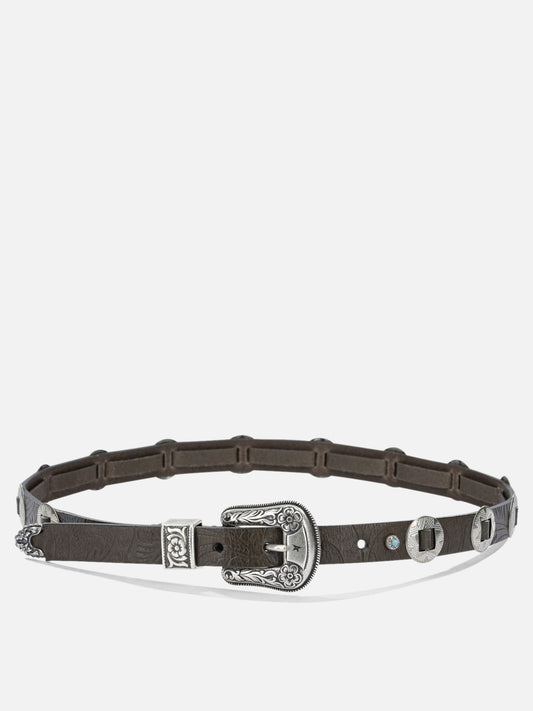 Leather belts 100% cow leather  Green - Golden Goose Women | PDP | VIETTI Online Store 
