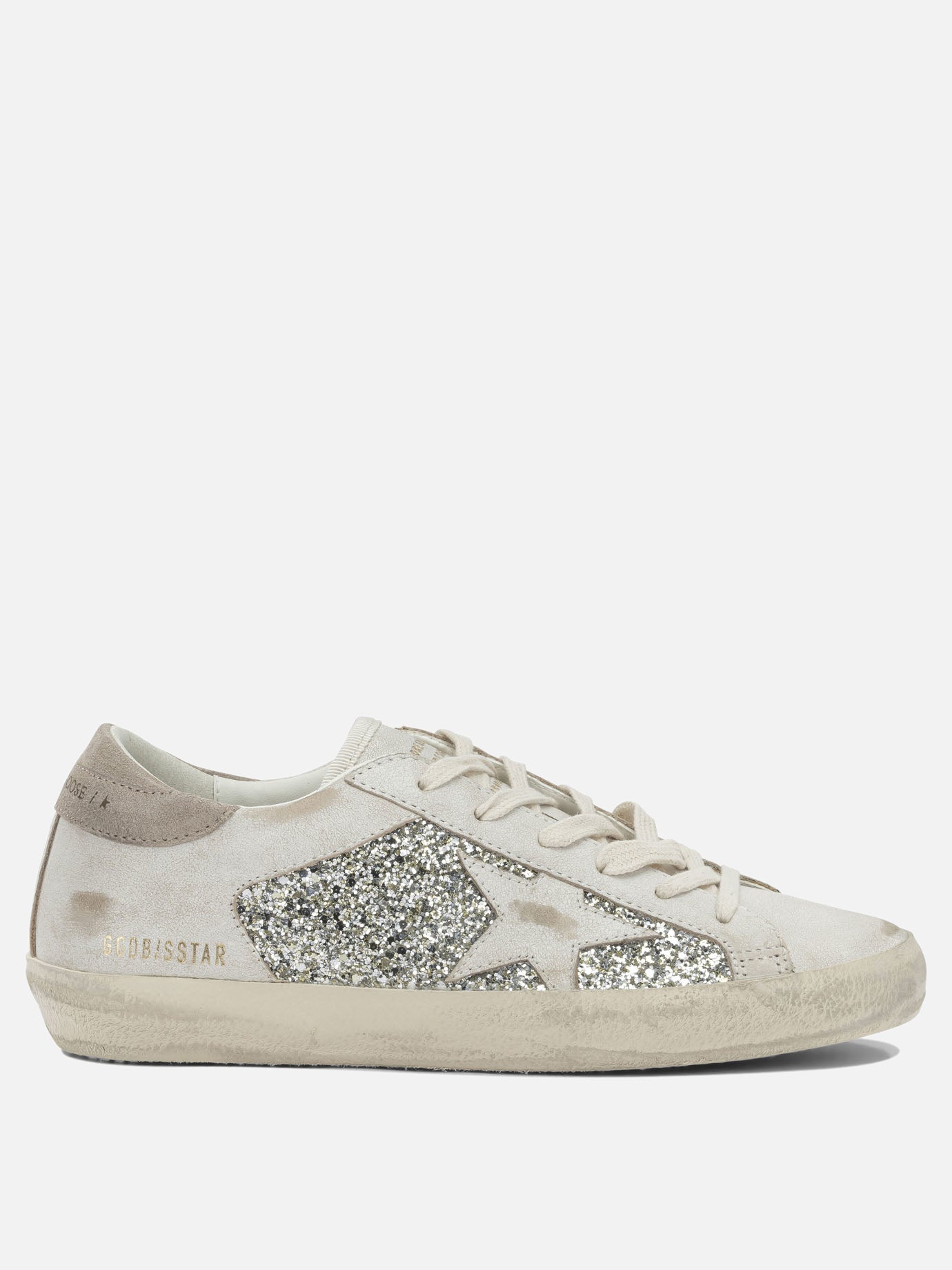 Low top sneakers 77% cow leather 15% polyethylene terephthalate 8% cotton - 100% rubber  Silver - Golden Goose Women | PDP | VIETTI Online Store | thumbnail