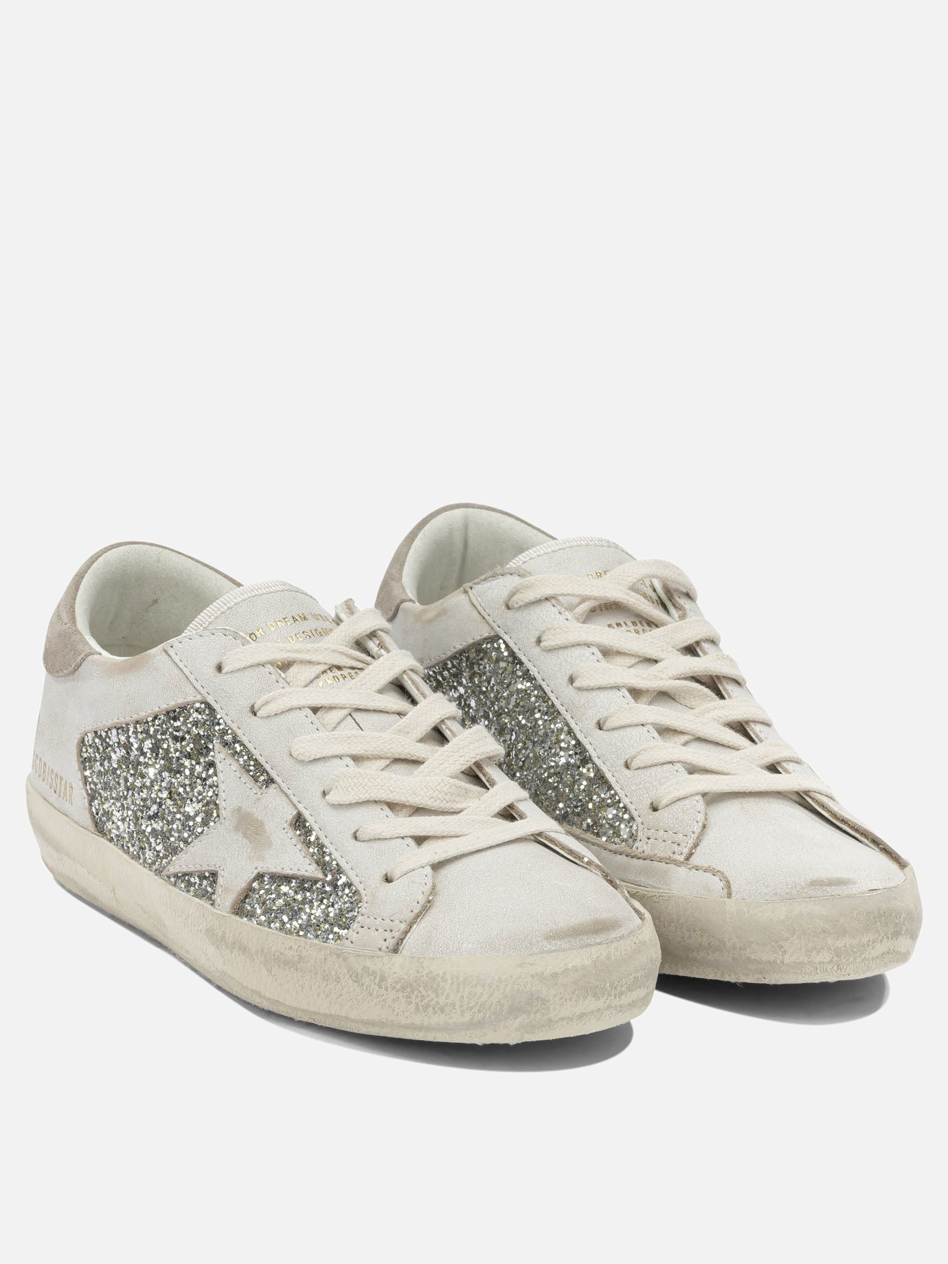 Low top sneakers 77% cow leather 15% polyethylene terephthalate 8% cotton - 100% rubber  Silver - Golden Goose Women | PDP | VIETTI Online Store | Zoom-Modal_2

