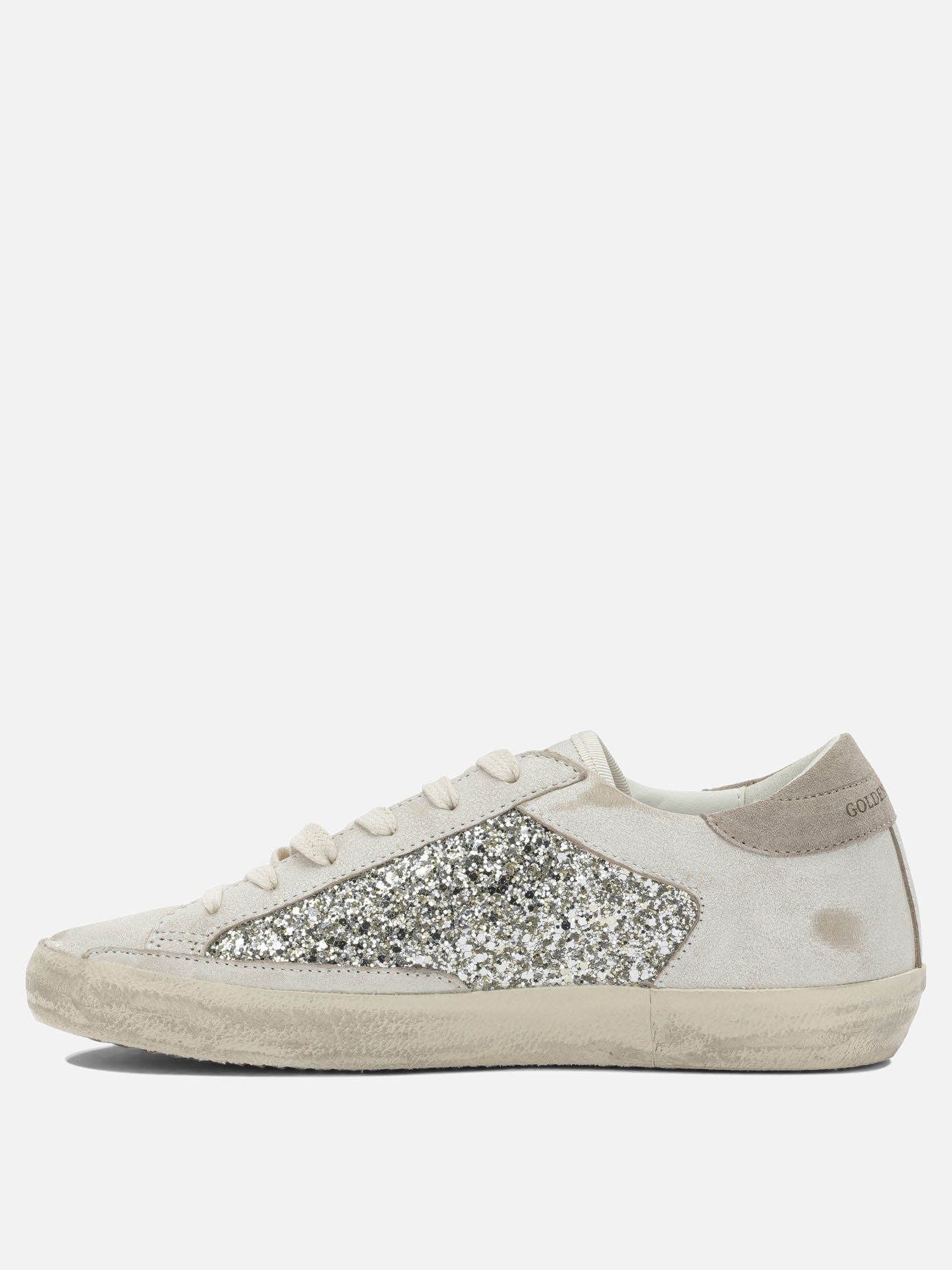 Low top sneakers 77% cow leather 15% polyethylene terephthalate 8% cotton - 100% rubber  Silver - Golden Goose Women | PDP | VIETTI Online Store | Zoom-Modal_3
