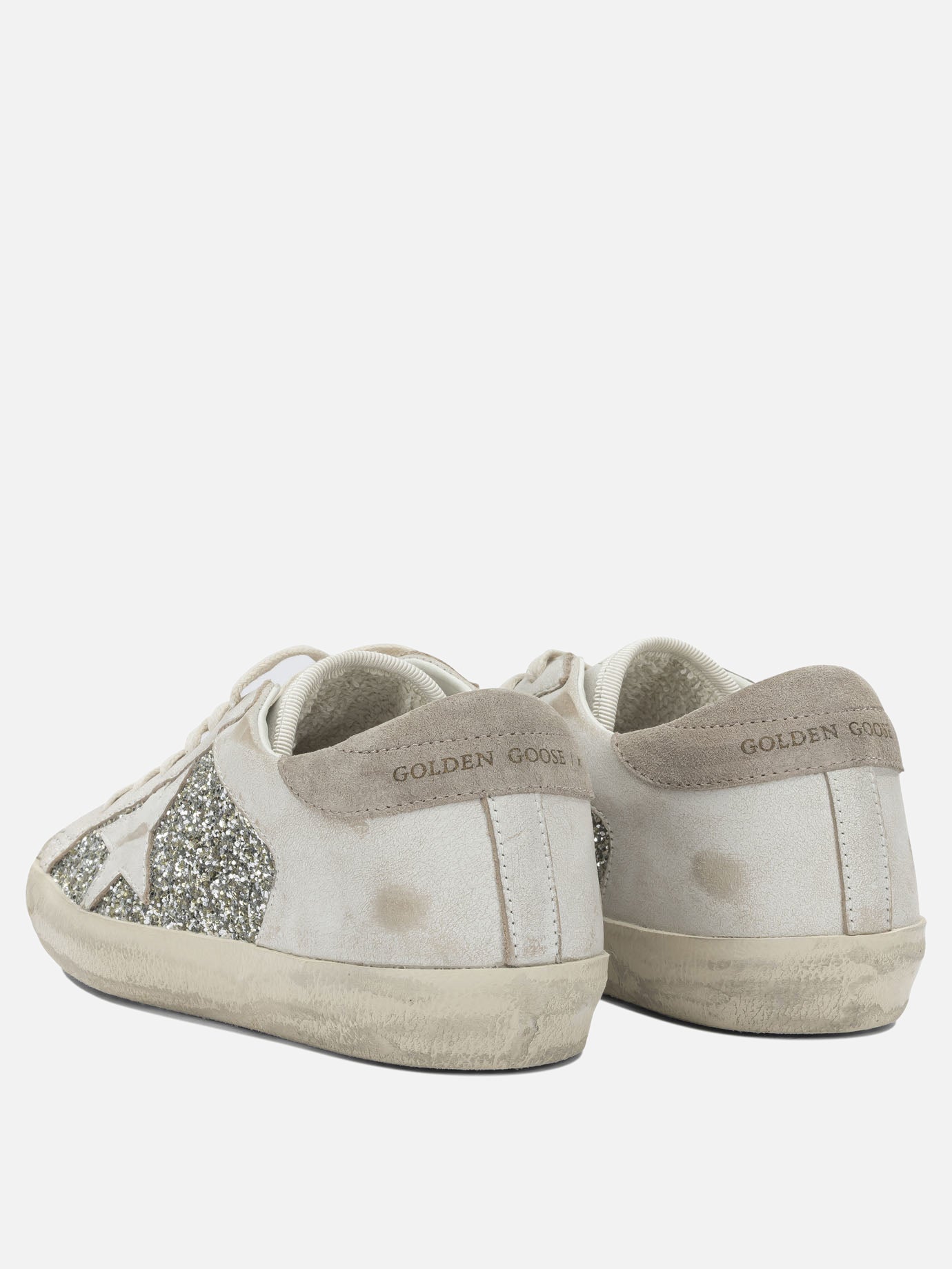 Low top sneakers 77% cow leather 15% polyethylene terephthalate 8% cotton - 100% rubber  Silver - Golden Goose Women | PDP | VIETTI Online Store | thumbnail_4