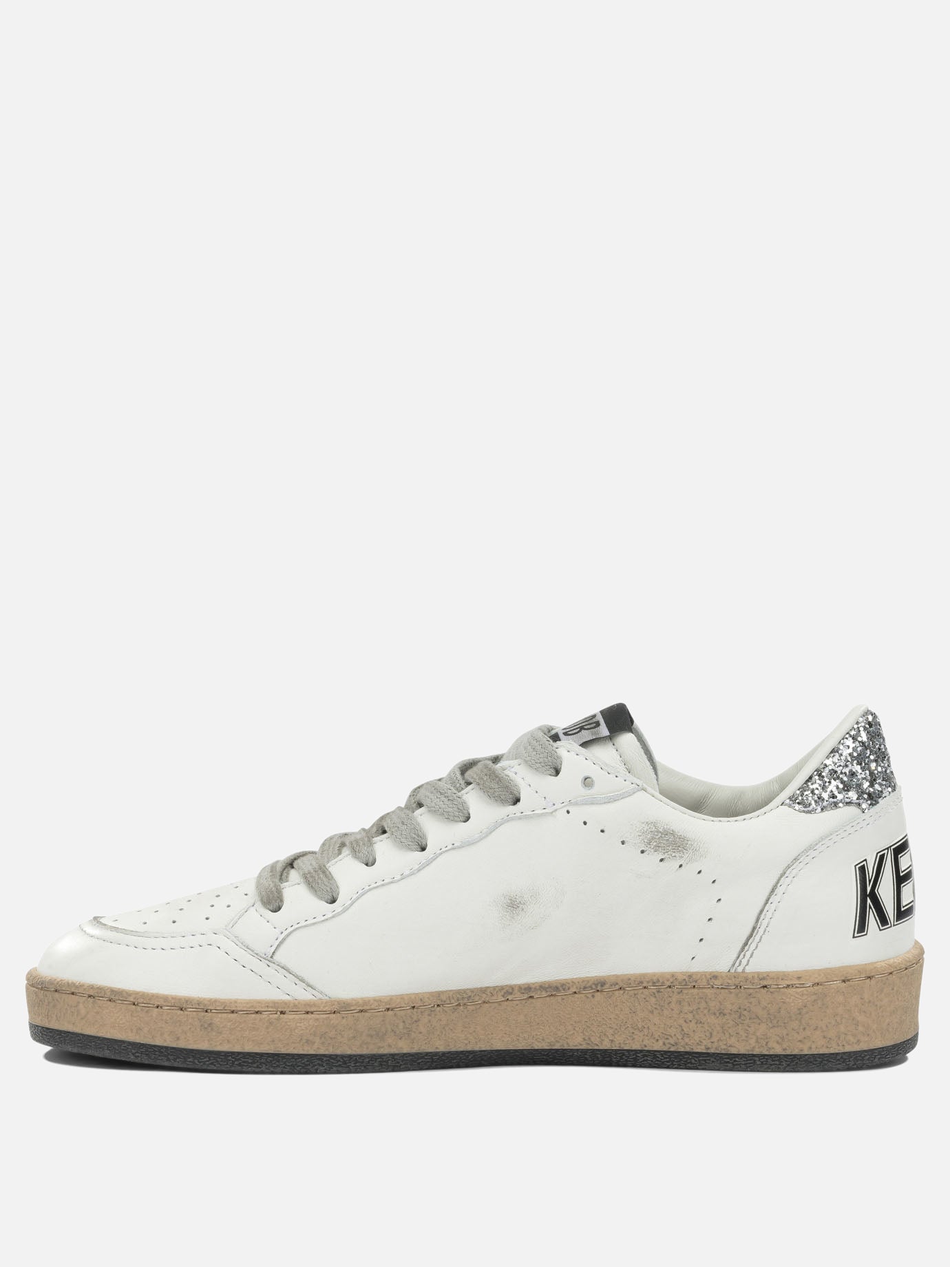 Low top sneakers 93% ovine leather 5% polyethylene 2% cotton - 100% rubber  Silver - Golden Goose Women | PDP | VIETTI Online Store | Zoom-Modal_3
