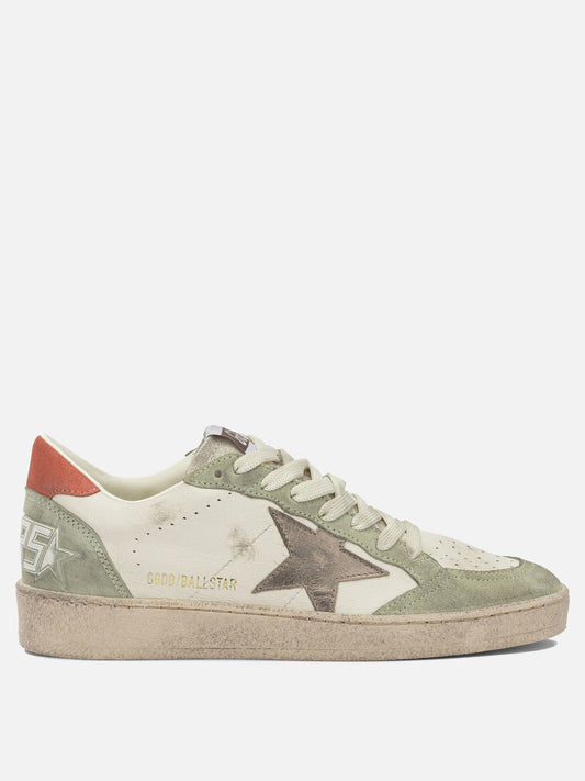 Low top sneakers 60% cow leather 36% ovine leather 4% goat leather - 100% thermoplastic polyurethane  Green - Golden Goose Women | PDP | VIETTI Online Store 
