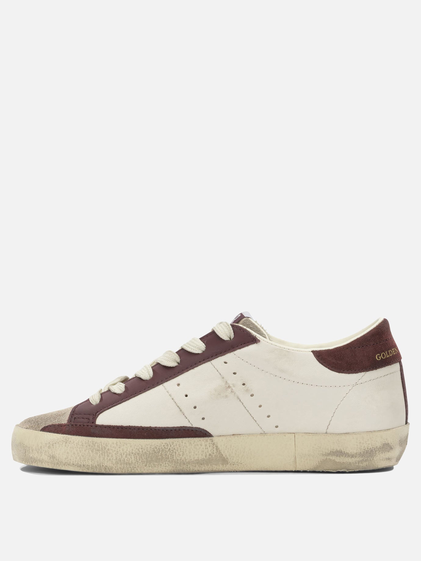 Sneaker basse 47% ovine leather 42% cow leather 8% polyurethane 3% viscose - 100% rubber  Bordeaux - Golden Goose Donna | PDP | VIETTI Online Store | thumbnail_3