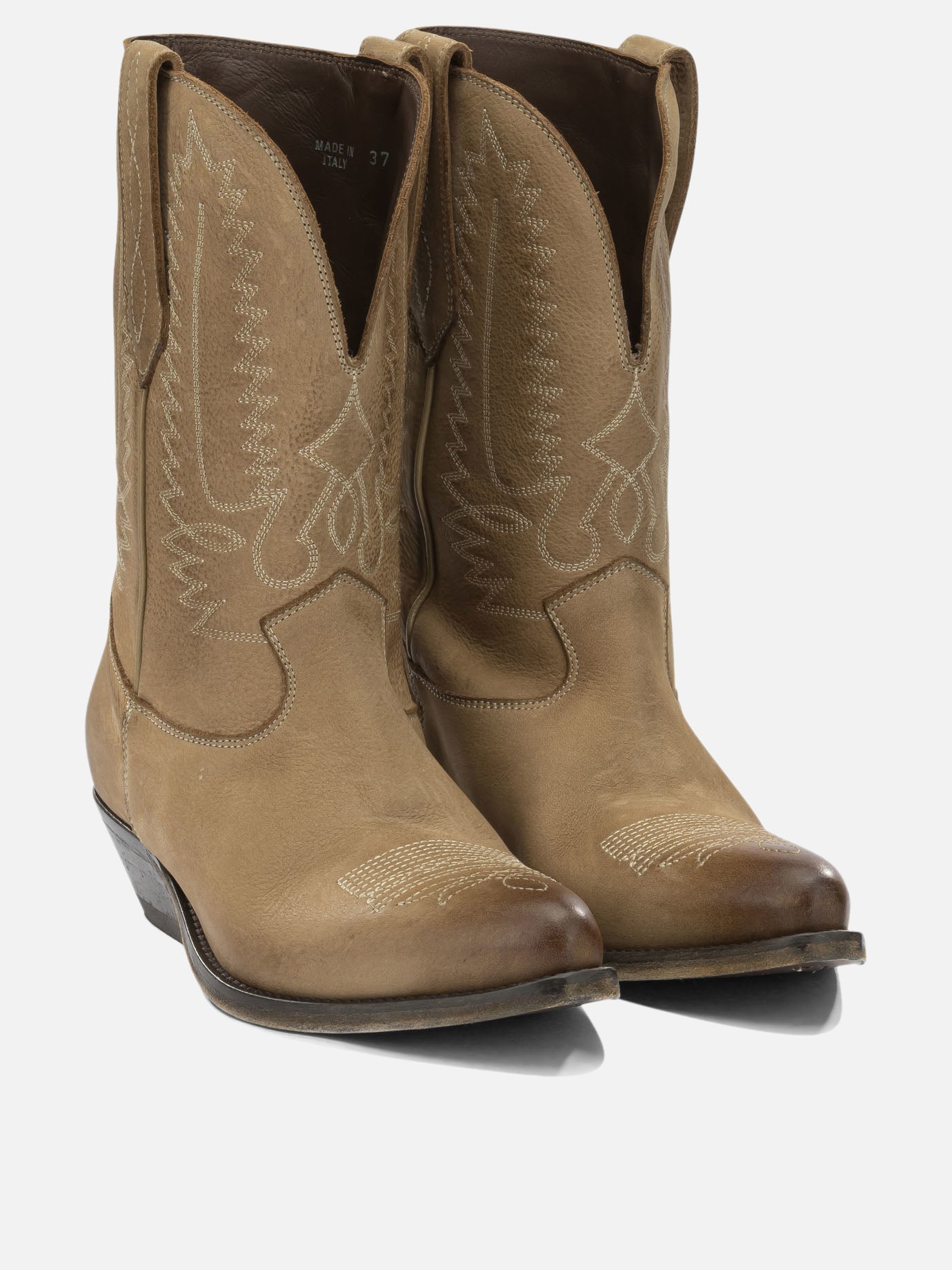 Cowboy 100% cow leather - 100% cow leather  Beige - Golden Goose Women | PDP | VIETTI Online Store | thumbnail_2