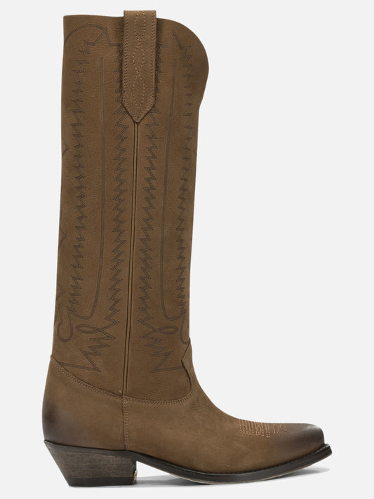 Golden Goose "Wish Star" Cowboy Boots Brown

