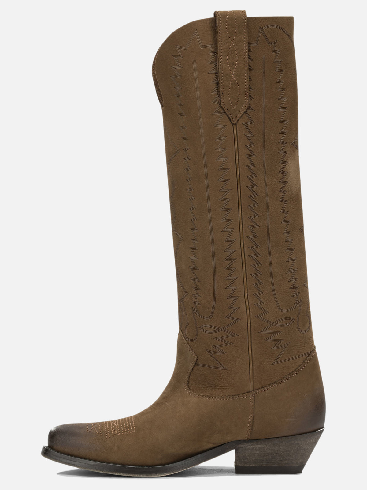 Golden Goose "Wish Star" Cowboy Boots Brown

