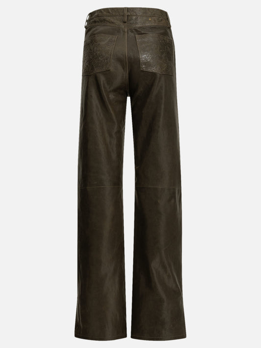 Leisure trousers Solid colour  Green - Golden Goose Women | PDP | VIETTI Online Store | 2

