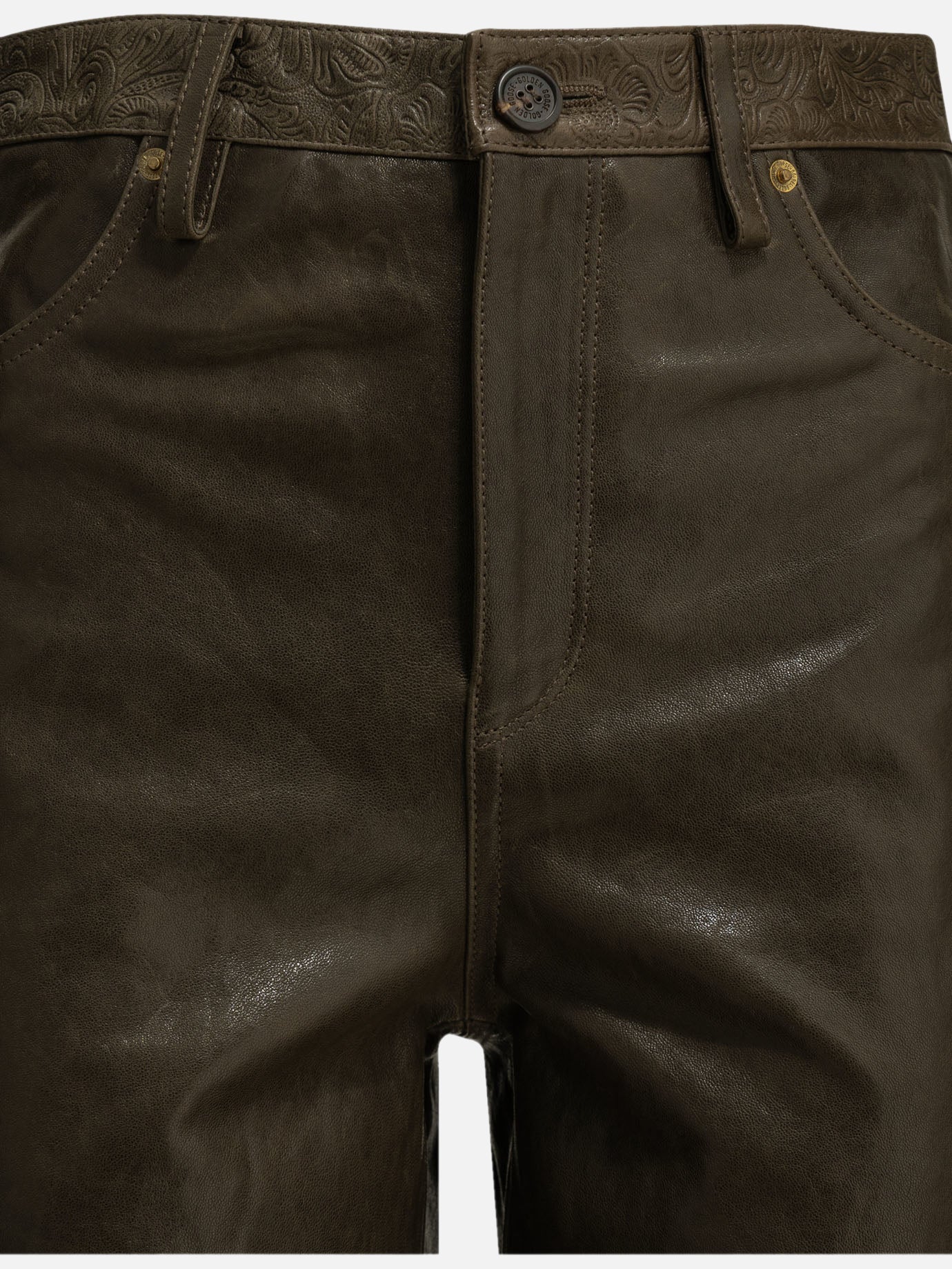 Leisure trousers Solid colour  Green - Golden Goose Women | PDP | VIETTI Online Store | thumbnail_3