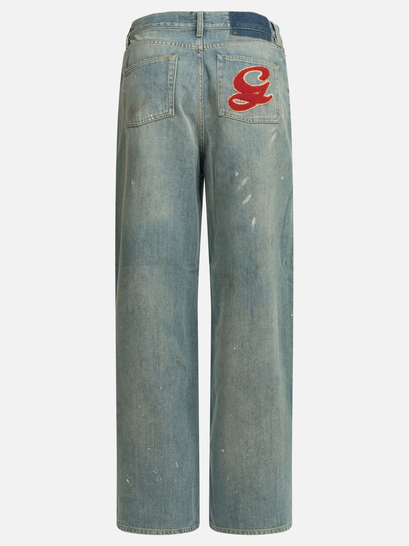 Wide-leg jeans Solid colour  Light blue - Golden Goose Women | PDP | VIETTI Online Store | Zoom-Modal_2
