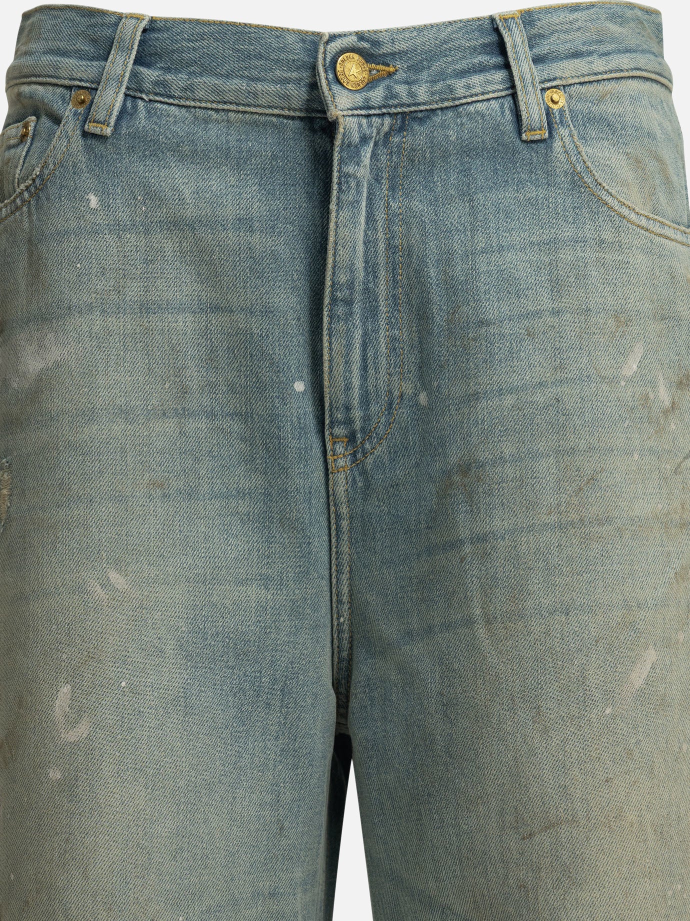 Wide-leg jeans Solid colour  Light blue - Golden Goose Women | PDP | VIETTI Online Store | Zoom-Modal_3
