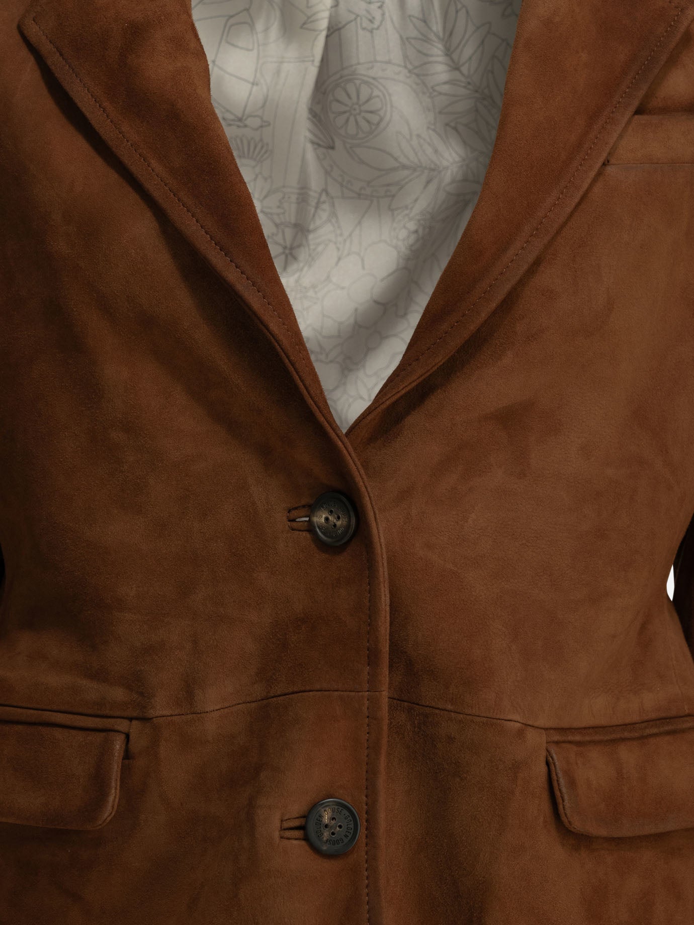 Leather jackets Solid colour  Brown - Golden Goose Women | PDP | VIETTI Online Store | thumbnail_3