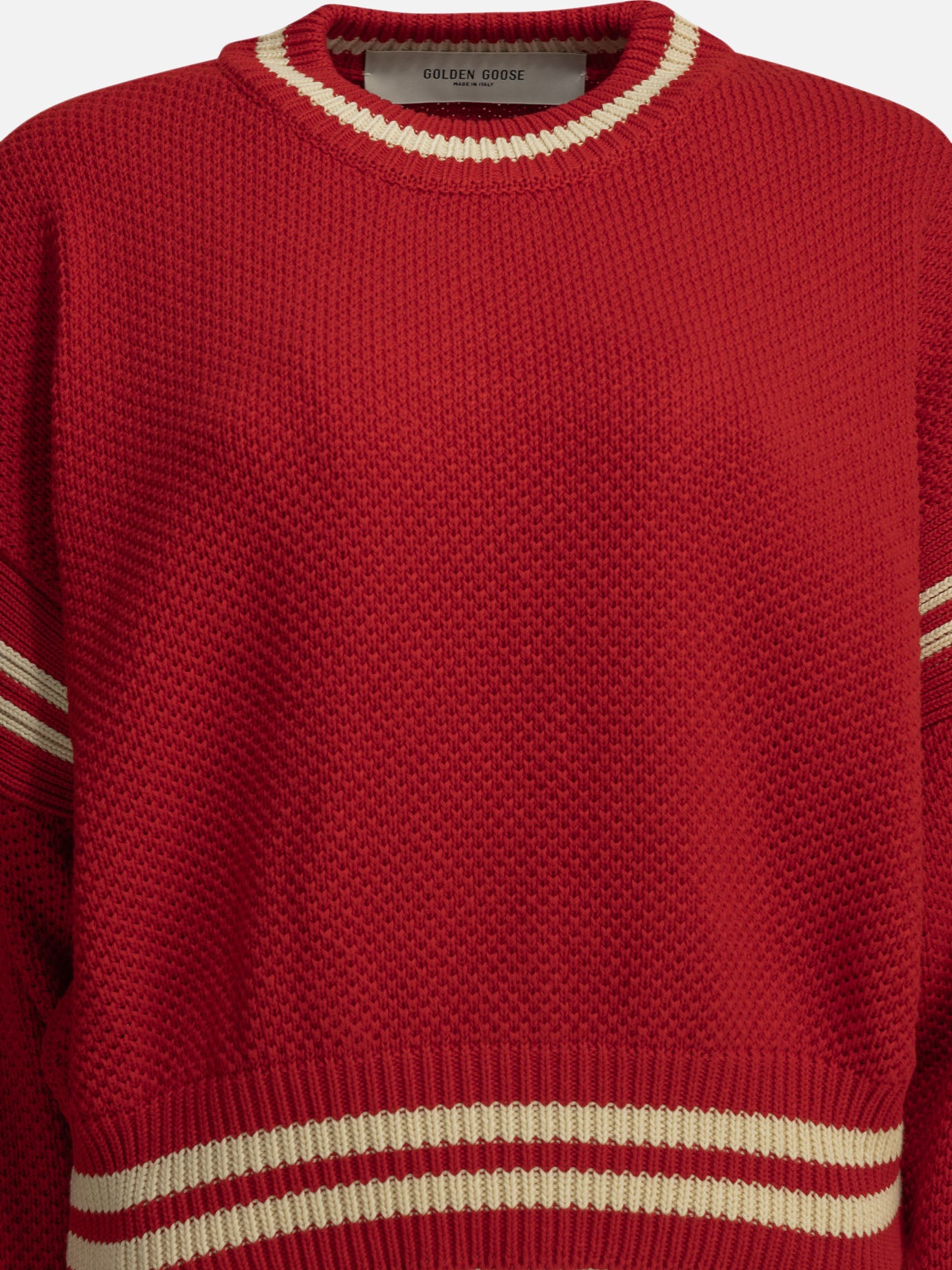Crewneck sweaters Logo  Red - Golden Goose Women | PDP | VIETTI Online Store | thumbnail_3