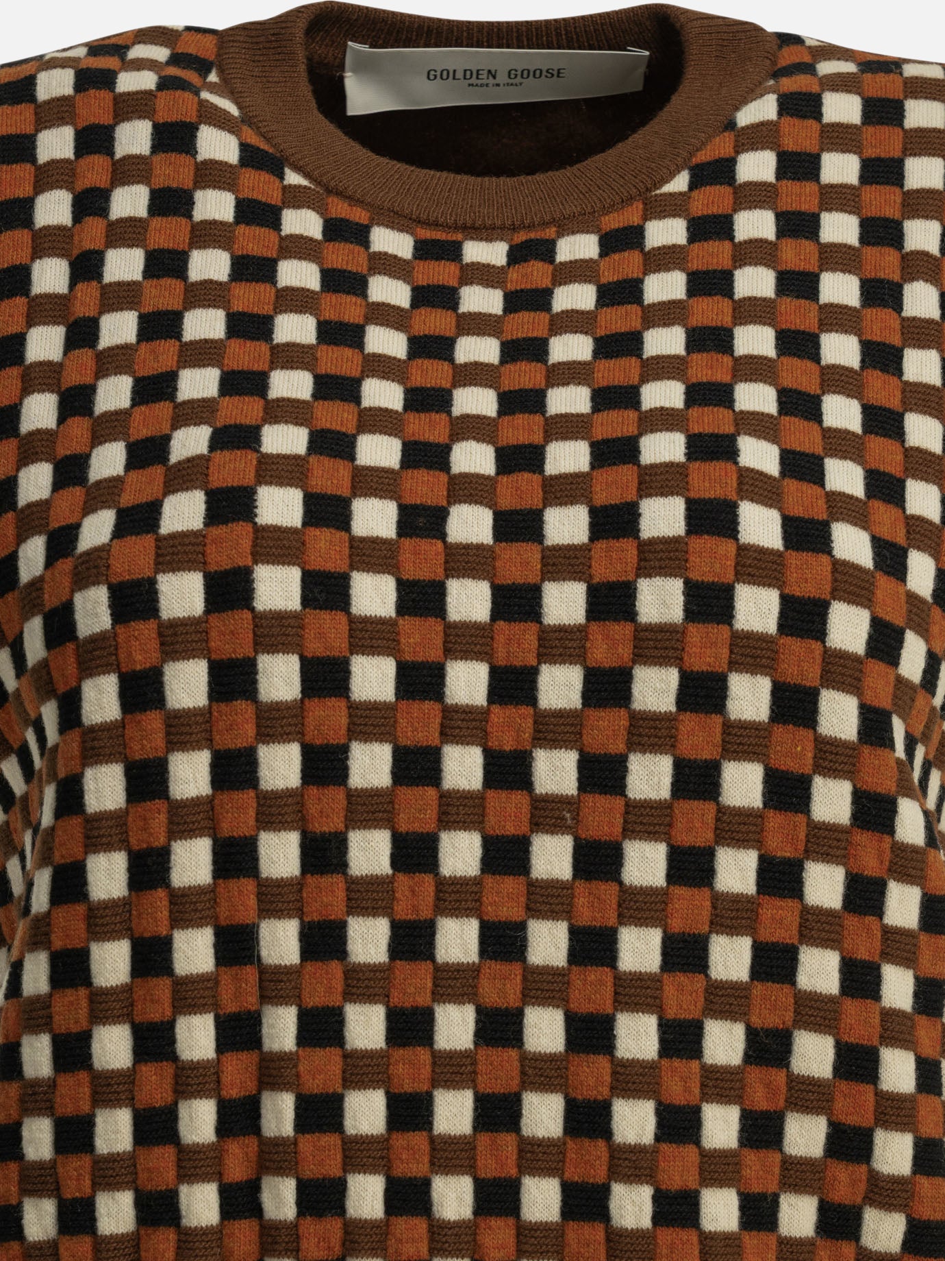 Vests Textured knit  Brown - Golden Goose Women | PDP | VIETTI Online Store | thumbnail_3