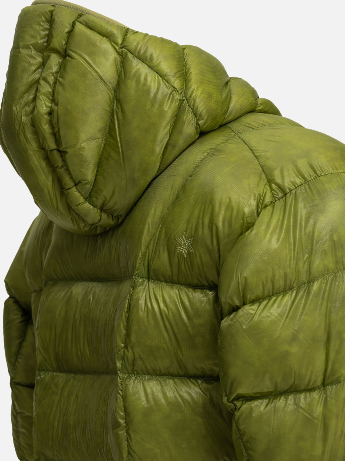 Goldwin "Cloud Bulky" Short Down Jacket Green - VIETTI