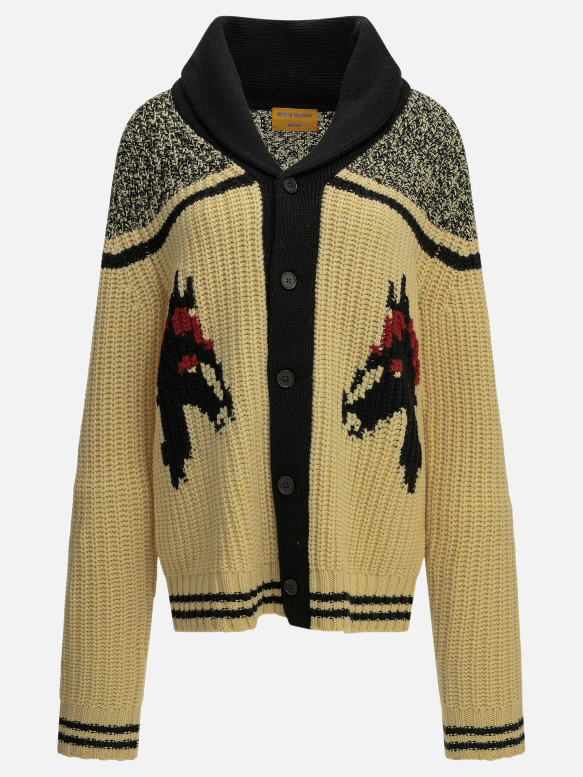 Guest in Residence "Rodeo" Cardigan Beige

