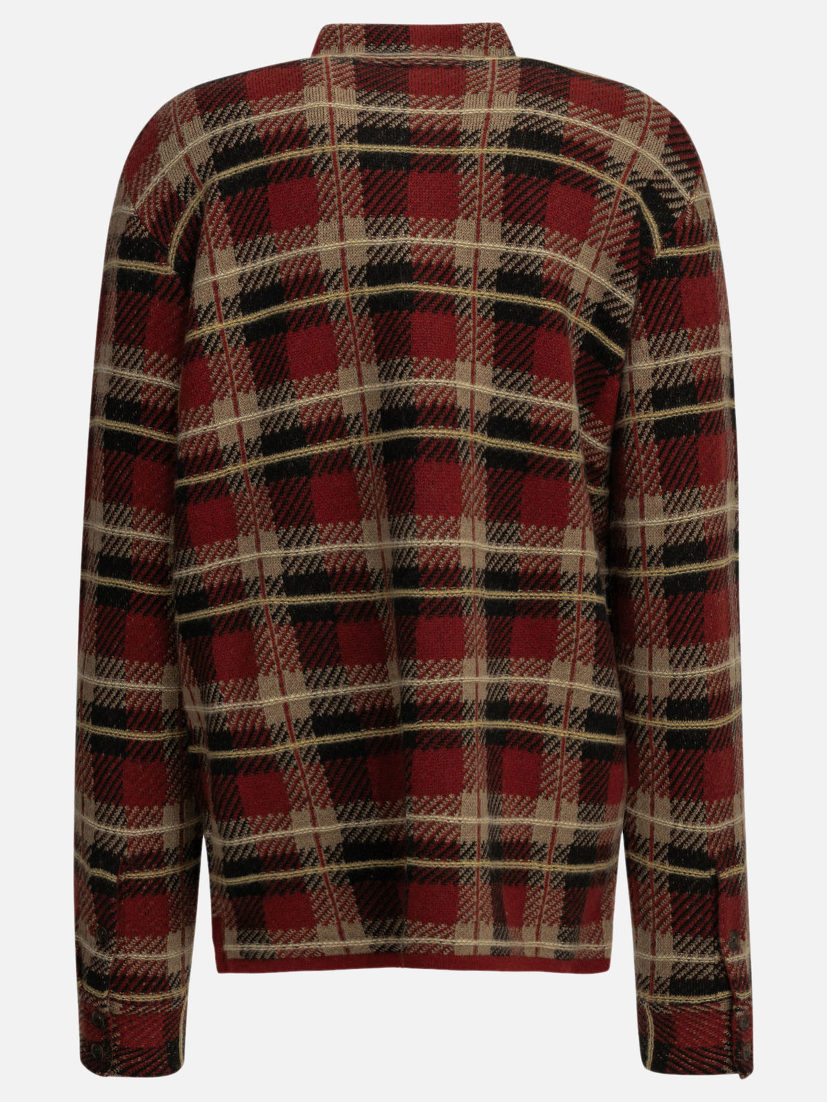 Guest in Residence Casual cashmere shirt Red

