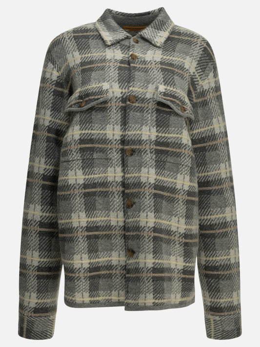 Guest in Residence Casual cashmere shirt Grey

