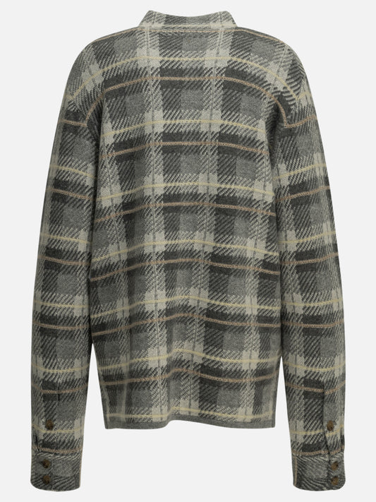 Guest in Residence Casual cashmere shirt Grey

