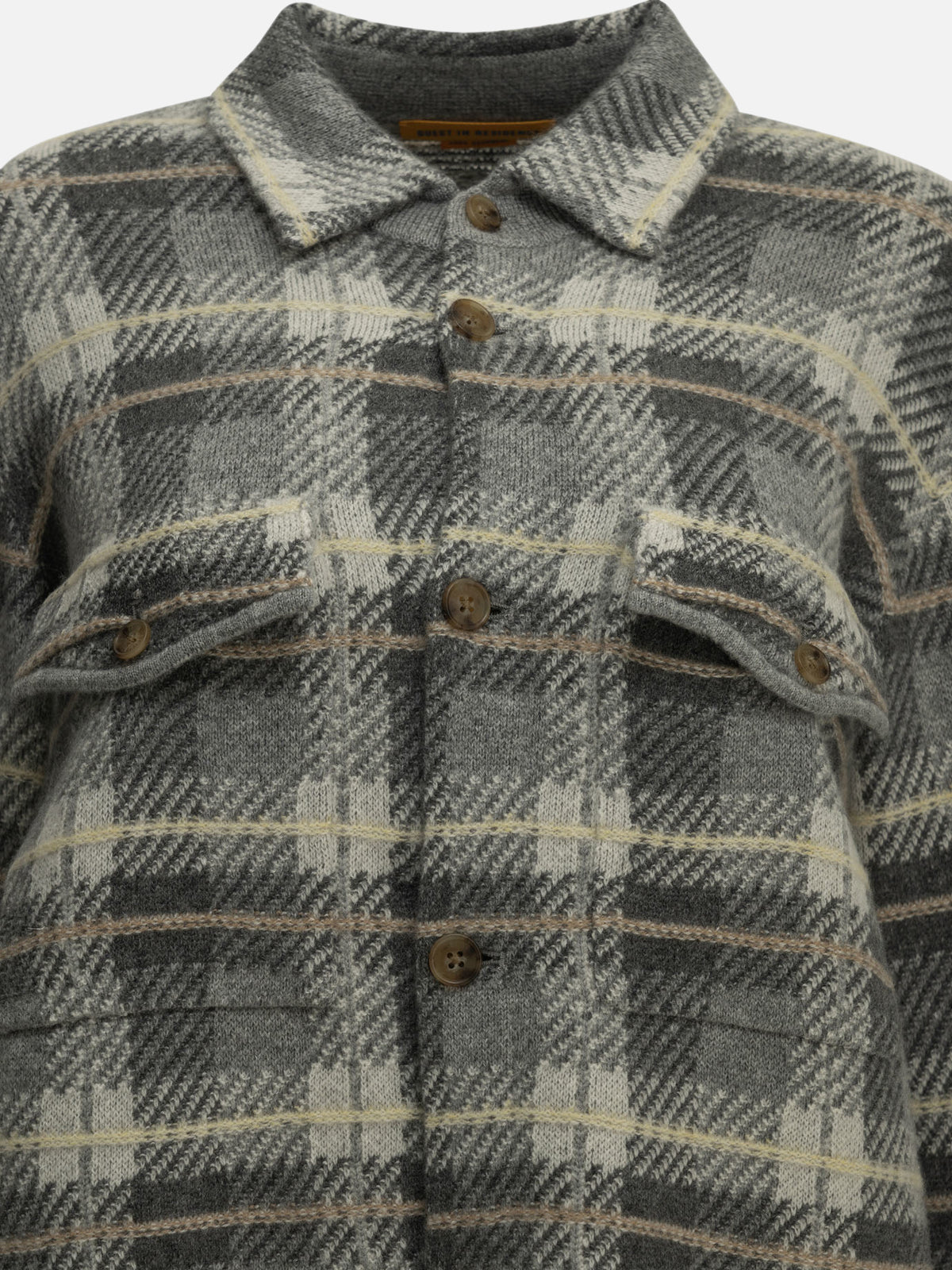 Guest in Residence Casual cashmere shirt Grey
