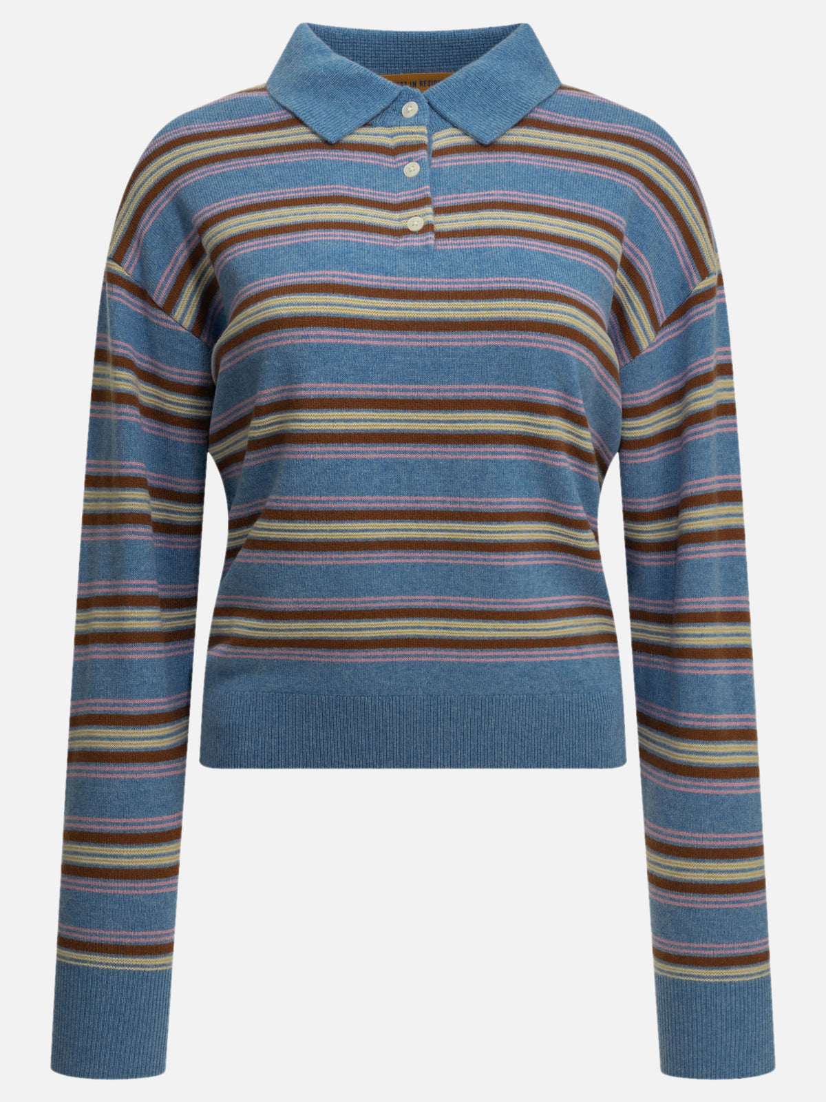 Guest in Residence "College" Polo Sweater Blue

