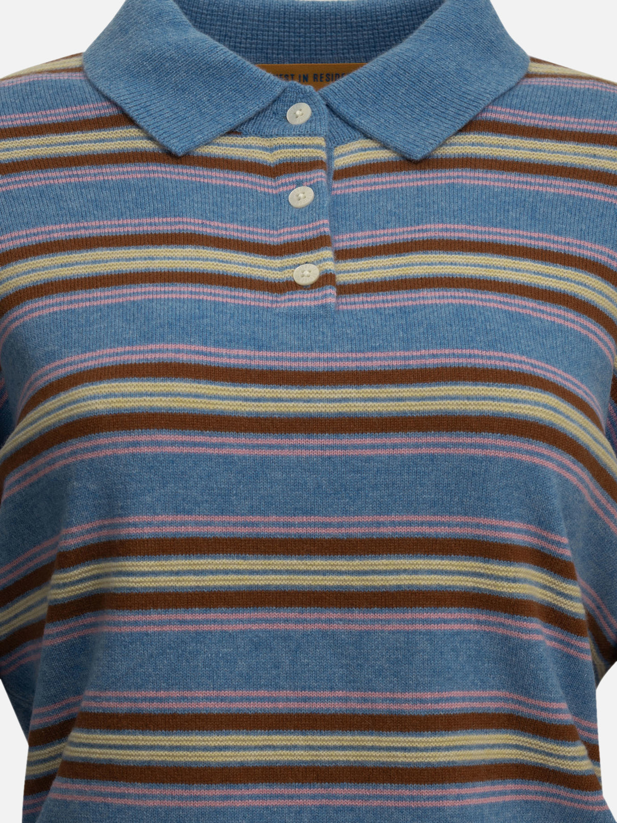 Guest in Residence "College" Polo Sweater Blue - VIETTI