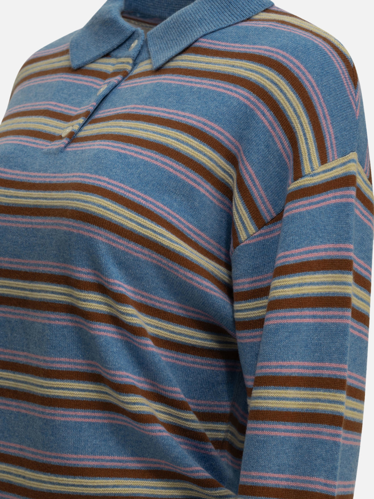 Guest in Residence "College" Polo Sweater Blue - VIETTI