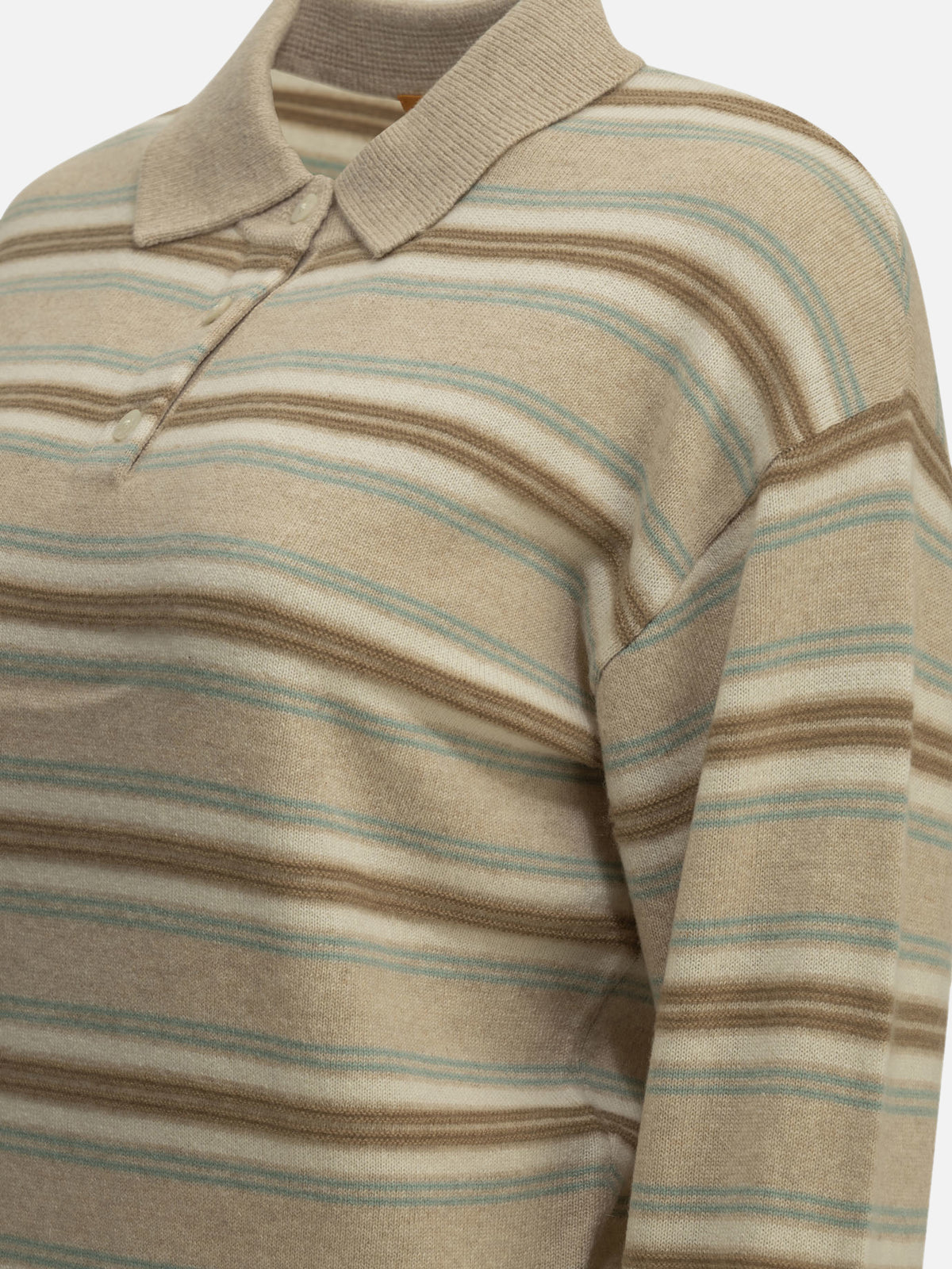Guest in Residence "College" Polo Sweater Beige

