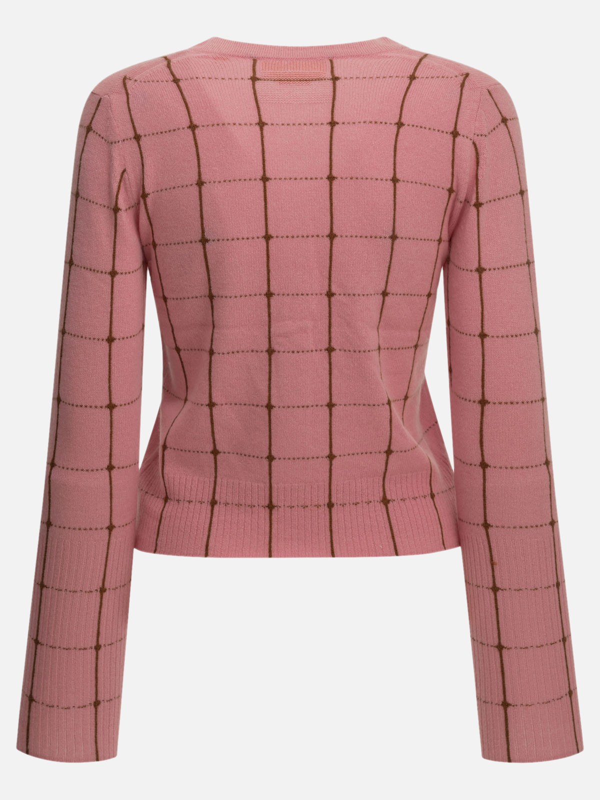Guest in Residence "Jane Checker" Cardigan Pink