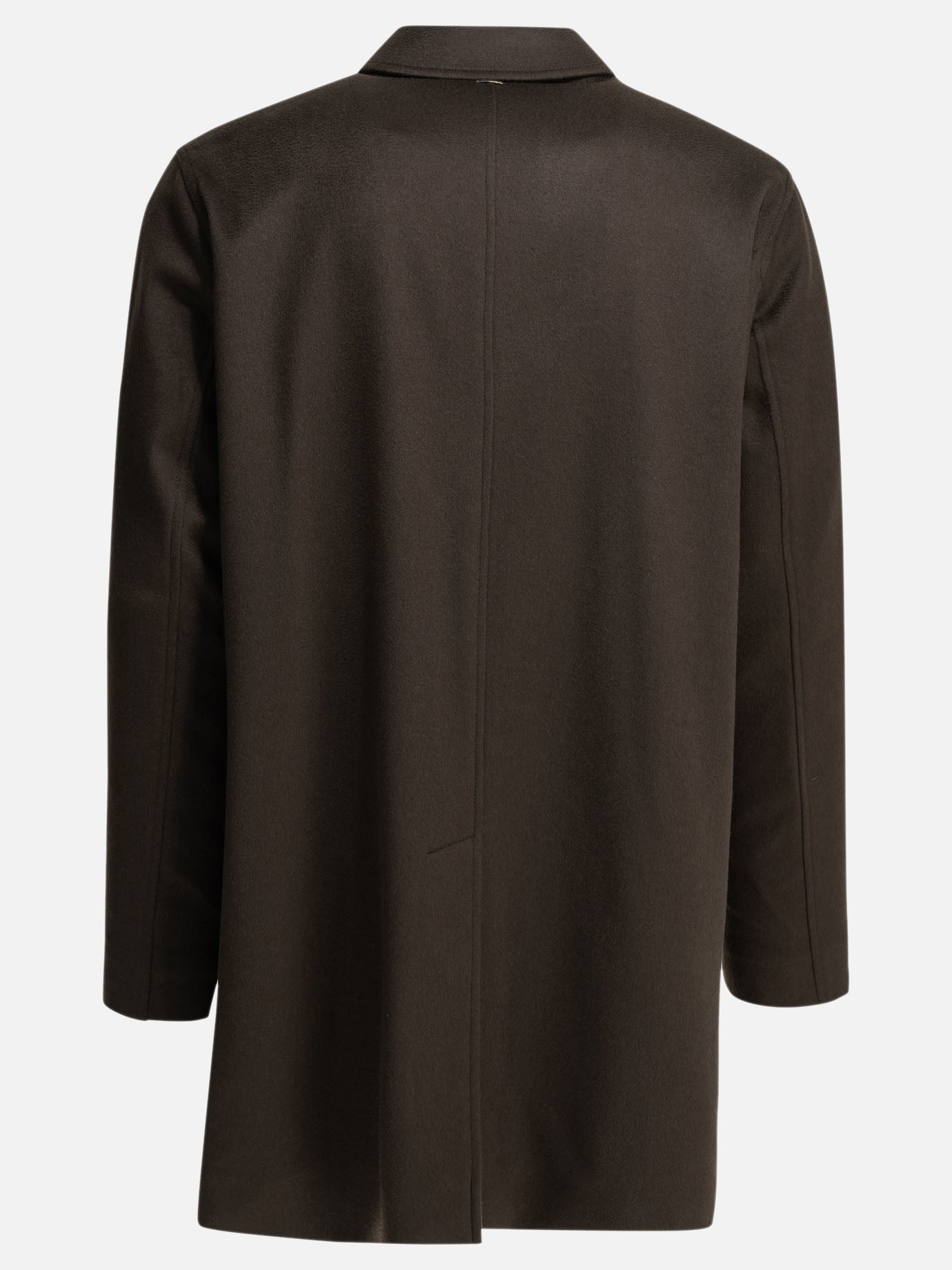 Long coats Solid colour  Brown - Herno Men | PDP | VIETTI Online Store | thumbnail_4