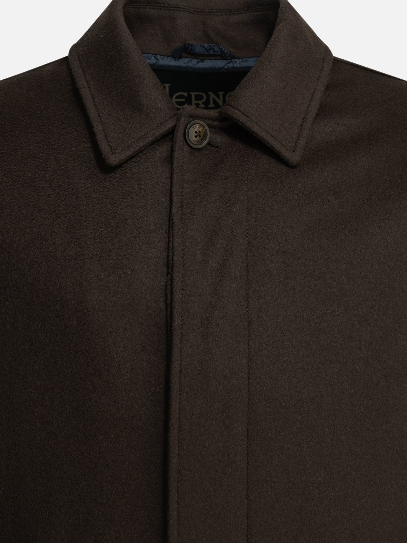 Long coats Solid colour  Brown - Herno Men | PDP | VIETTI Online Store | Zoom-Modal_5
