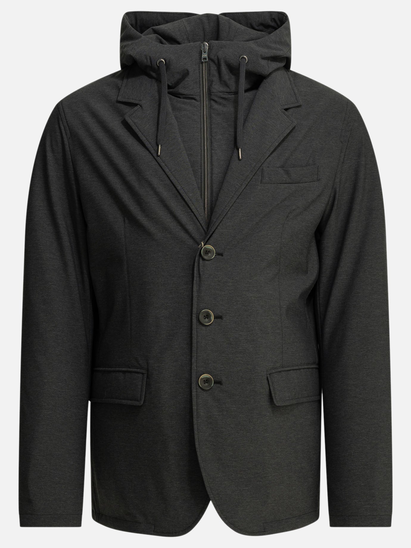 Blazers Solid colour  Grey - Herno Men | PDP | VIETTI Online Store | thumbnail